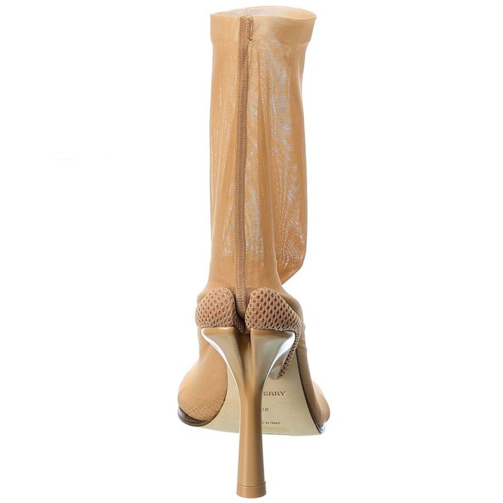 Burberry Stretch Tulle Sock Boot, Brown - Picture 3 of 5